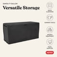 thumbnail image 14 of Keter Samoa 70 Gal. Resin Deck Box Large Outdoor Storage, 14 of 15