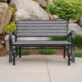 thumbnail image 1 of Lifetime Weather-Resistant Glider Bench, 1 of 12