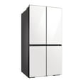 thumbnail image 2 of Samsung Bespoke 23 Cu. Ft. Smart Counter Depth 4-Door Flex Refrigerator with Customizable Panel Colors - White Glass, 2 of 8