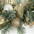 thumbnail image 5 of Member's Mark 24" Pre-Lit Village Wreath, 5 of 5