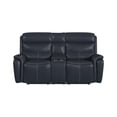 thumbnail image 1 of Society Den Florin Power Motion Loveseat with Power Headrest and Console, 1 of 8