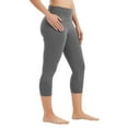 thumbnail image 7 of Member's Mark Ladies 2 Pack French Terry Luxe Capri Legging, 7 of 15