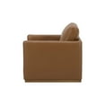 thumbnail image 9 of Cole & Rye Modern Farmhouse Leather Swivel Accent Chair, 9 of 11
