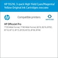 thumbnail image 2 of HP 952XL High Yield Original Ink Cartridges, Cyan/Magenta/Yellow, 3 Pack, 2 of 8