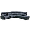 thumbnail image 5 of Kimmel Power Reclining Leather Sectional with Power Headrest, 5 of 8