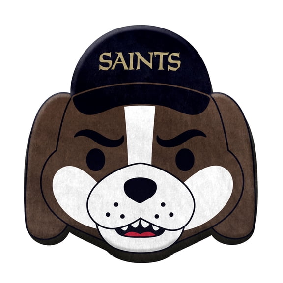 Logo Brands New Orleans Saints Puff Pillow