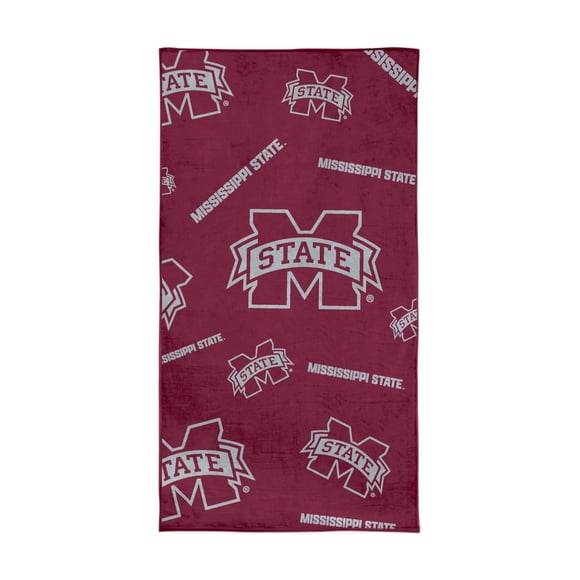 Logo Brands Mississippi State Bulldogs 38"x72" Beach Towel