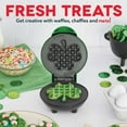 thumbnail image 4 of Dash Spring Mini Waffle Set of 3, Bunny, Shamrock and Honeycomb Web Waffle, 4 of 6