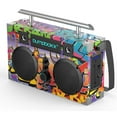 thumbnail image 3 of Bumpboxx Ultra Graffiti Retro Wireless Bluetooth Boombox, 3 of 5