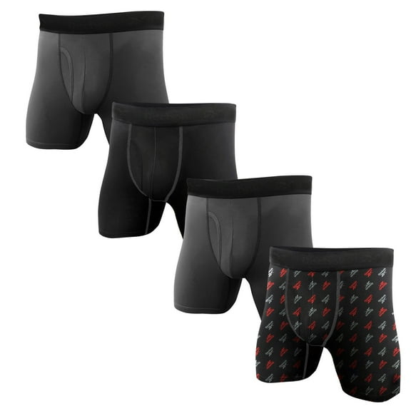 Reebok Men's 4-Pack Performance Boxer Brief