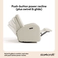 thumbnail image 5 of Storkcraft Santa Monica Power Recliner, Choose Color, 5 of 9