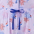 thumbnail image 6 of Member's Mark Women's Americana Notch Collar Short Sleeve and Short Pajama Set, 6 of 11