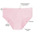 thumbnail image 9 of Member's Mark Girls 7-Pack Organic Cotton Brief, 9 of 12