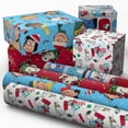 thumbnail image 3 of Hallmark 250 Sq. Ft. Peanuts Christmas Wrapping Paper Rolls, 4-Pack, 3 of 7