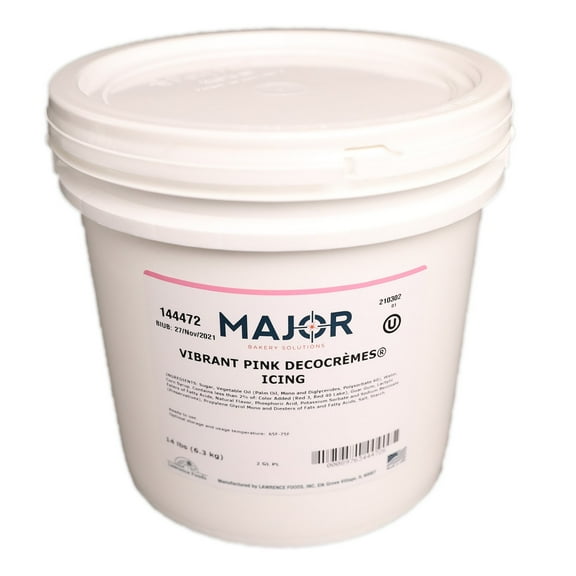 Major DecoCremes Icing, Pink 14 lbs.