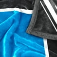 thumbnail image 5 of Logo Brands Carolina Panthers 60"x70" Super Plush Blanket, 5 of 5