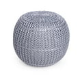 thumbnail image 5 of BirdRock Home Hand-Knitted Lightweight Pouf, Assorted Colors, 5 of 7