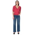thumbnail image 4 of Sam Edelman Women's Short Sleeve V-Neck Sweater, 4 of 8