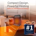 thumbnail image 2 of Lasko MyHeat 9" Tabletop Ceramic Space Heater with Tip-Over Switch, 2 of 10