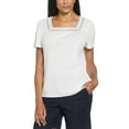 thumbnail image 1 of Rafaella Women's Squareneck Top, 1 of 5