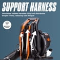 thumbnail image 5 of SENIX 4QL® 49cc 4-Cycle Gas Backpack Leaf Blower, 5 of 7