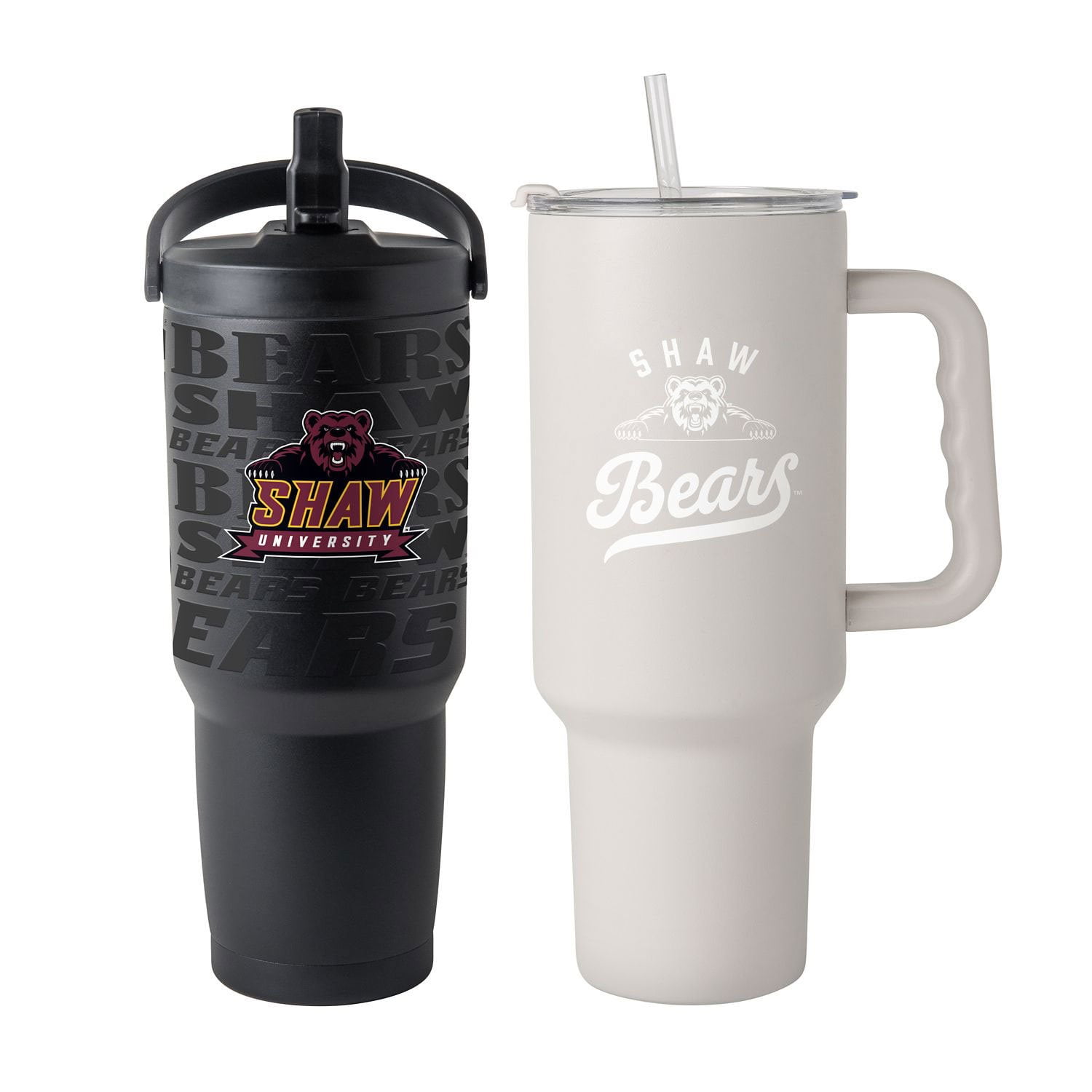 Logo Brands Shaw Bears Stainless Steel Tumbler Set