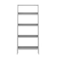 thumbnail image 5 of 55" Modern Wood Ladder Bookshelf, White, 5 of 7
