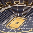 thumbnail image 3 of YouTheFan Michigan Wolverines 25-Layer Basketball Stadium View 3D Wall Art, 3 of 5