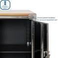 thumbnail image 6 of Seville Classics UltraHD 2 Door Rolling Cabinet, 28" W x 18” D x 34.5" H, 6 of 17
