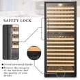thumbnail image 7 of Lanbo 32 Inch 287 Bottle Dual Zone Wine Cooler Refrigerator, 7 of 16