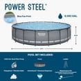 thumbnail image 2 of Bestway Power Steel 18’ x 48” Round Above Ground Pool Set, 2 of 10