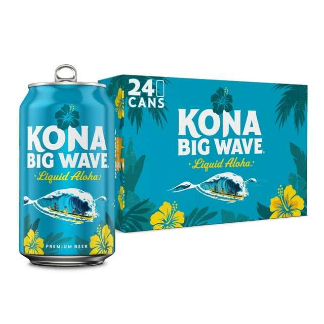 Kona Brewing Co. Big Wave Liquid Aloha Ale Beer, 12 fl. oz. can, 24 pk.