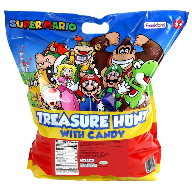 Frankford Super Mario Easter Eggs with Fruity Chewy Candy, 100 ct