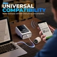 thumbnail image 3 of Nelko PM220 Bluetooth Label Printer with 50x30mm 100pcs Roll, 3 of 9