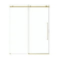 thumbnail image 1 of OVE Decors Selby 55-1/2 - 60"W x 74"H Frameless Sliding Shower Door with Clear Glass, 1 of 9