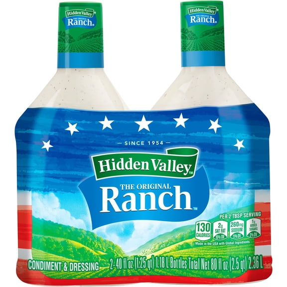 Hidden Valley Original Ranch Dressing, 40 oz., 2 pk.
