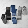 thumbnail image 5 of Member's Mark 4 -Pack Yarn Dyed Silicone Oven Mitt, Pot Holder, Mini Mitt Set, 5 of 5