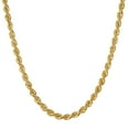 thumbnail image 1 of Semi Solid Rope Chain Necklace in 14K Gold, 1 of 10