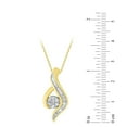 thumbnail image 3 of 0.46 CT. T.W. Diamond Swirl Pendant in 14K Gold, 3 of 5