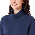 thumbnail image 4 of Member's Mark Women's Fleece Rib Mockneck Pullover, 4 of 8