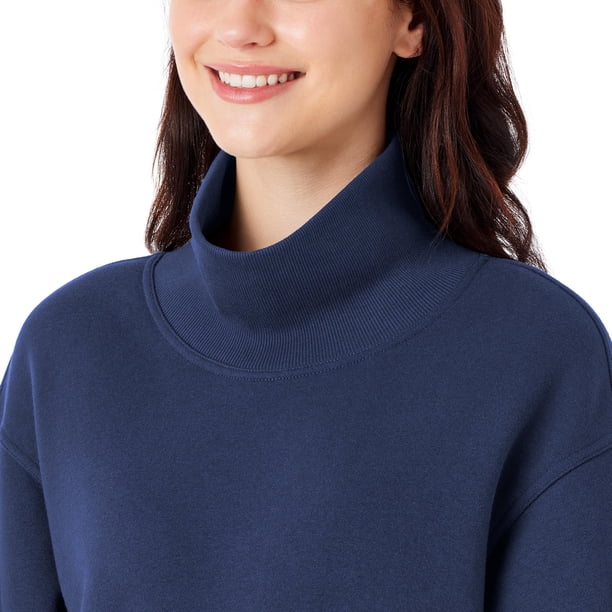 Member's Mark Women's Fleece Rib Mockneck Pullover - Samsclub.com