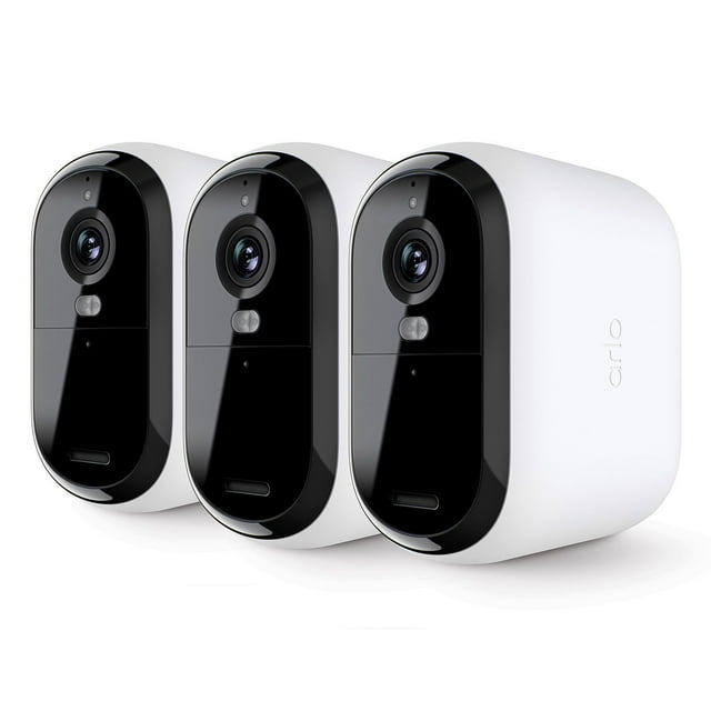 Arlo Essential Outdoor Security Camera HD (2nd Gen), 3-Pack