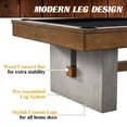 thumbnail image 7 of Barrington Billiards 8' Urban Slate-Tech Drop Pocket Table with Cover, Pool Ball and Cue Stick Set, 7 of 8