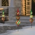 thumbnail image 3 of Member's Mark Jumbo Pre-Lit Shatterproof Ornament Stake Lights, Set of 3, 3 of 10