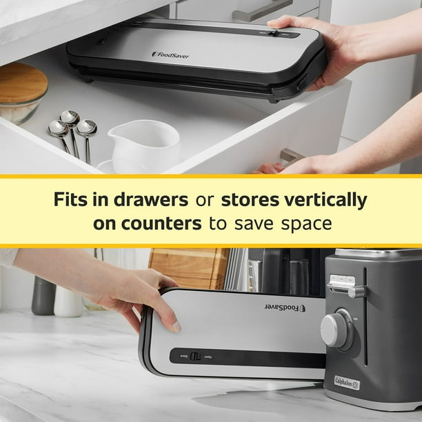 FoodSaver Space-Saving Vacuum Sealer with Bags and Roll - Samsclub.com