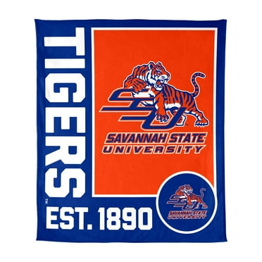 Logo Brands Savannah State Tigers 60"x70" Super Plush Blanket