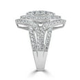 thumbnail image 4 of 1.00 CT. T.W. Round Cut Marquise Shape Halo Diamond Ring in 14K Gold, 4 of 8