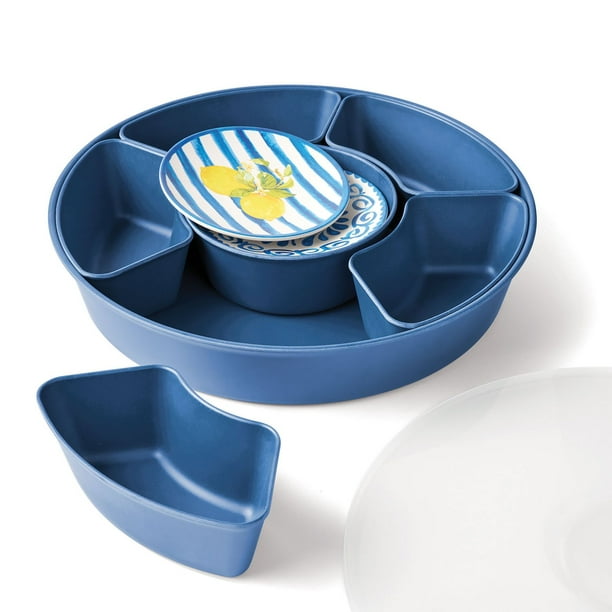 Member's Mark Bamboo Melamine 12-Piece Serve Set, Choose Color