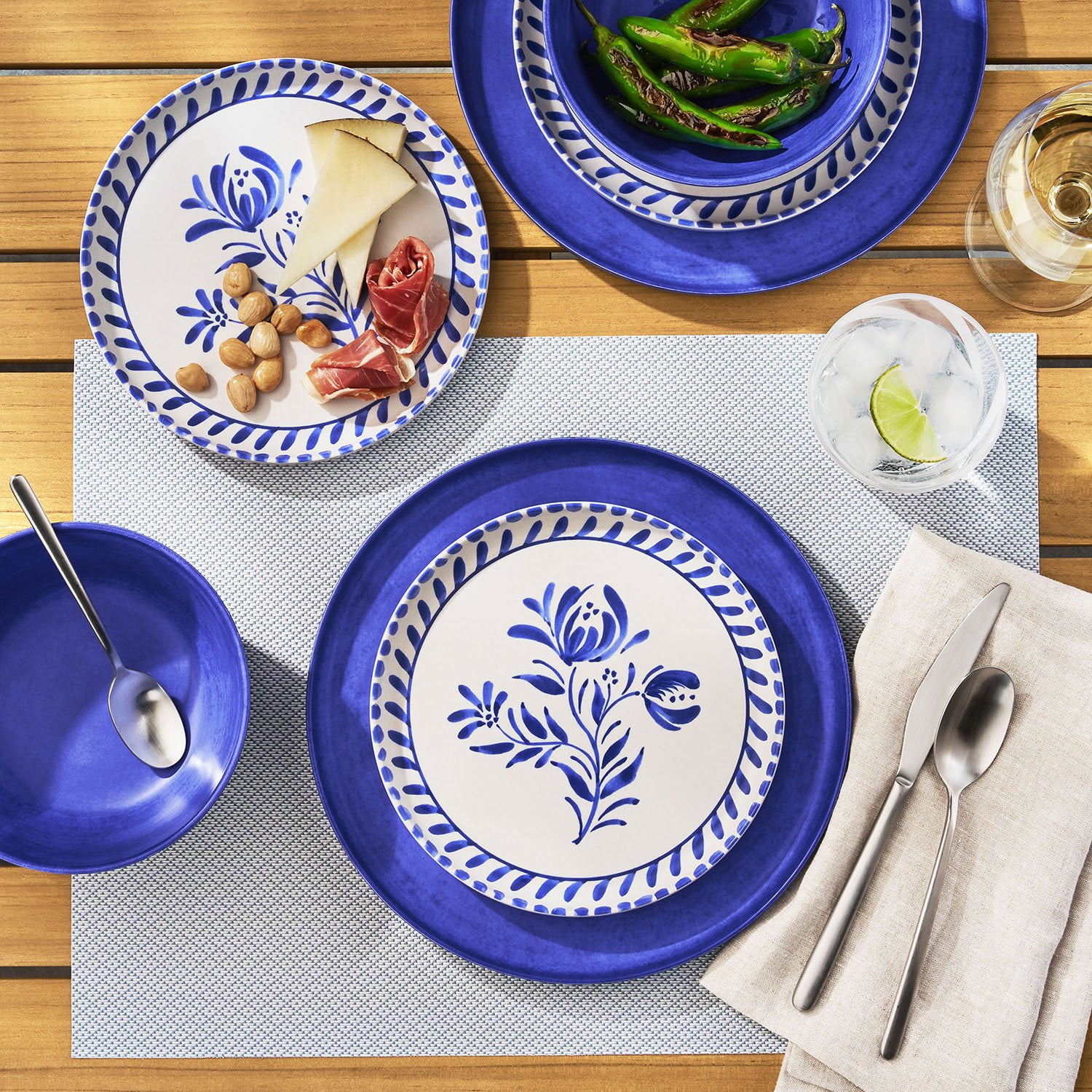 Member's Mark 12-Piece Bamboo Melamine Dinnerware Set - Samsclub.com