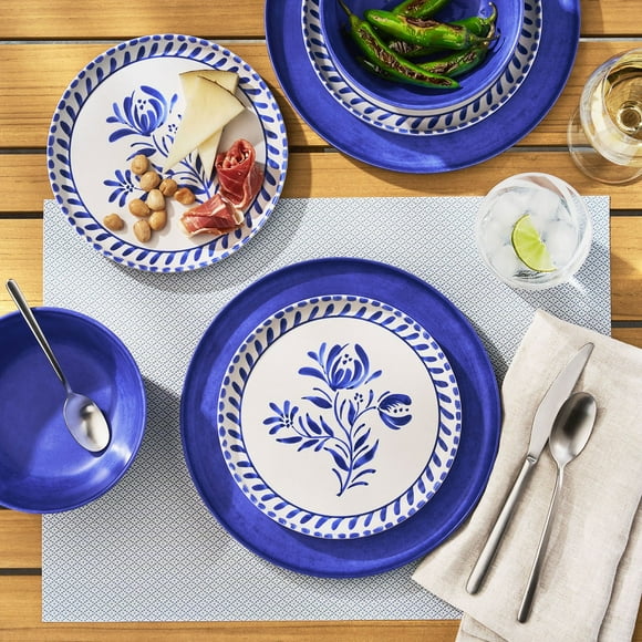 Member's Mark 12-Piece Bamboo Melamine Dinnerware Set